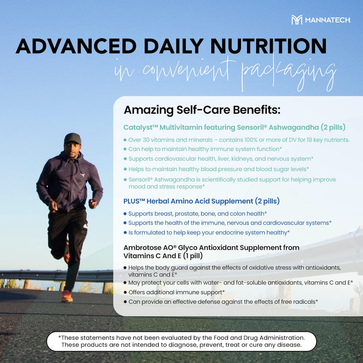 More Than Just a Multivitamin, Optimal Support Packets Amazing Self-Care Benefits of OSP Daily Vitamins, w/Ashwagandha Capsules, Immune Support and Antioxidant Supplement - 60 Packets