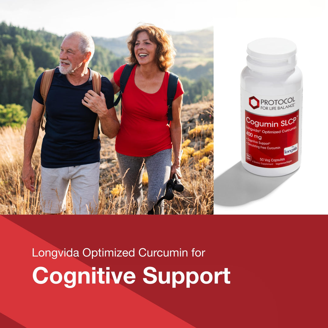 Cogumin SLCP 400mg Curcumin - Neurological Support - with Curcuma Longa Extract - Cognitive Support Supplement - Vegan-Friendly &amp; Non-GMO - 50 Veg Capsules