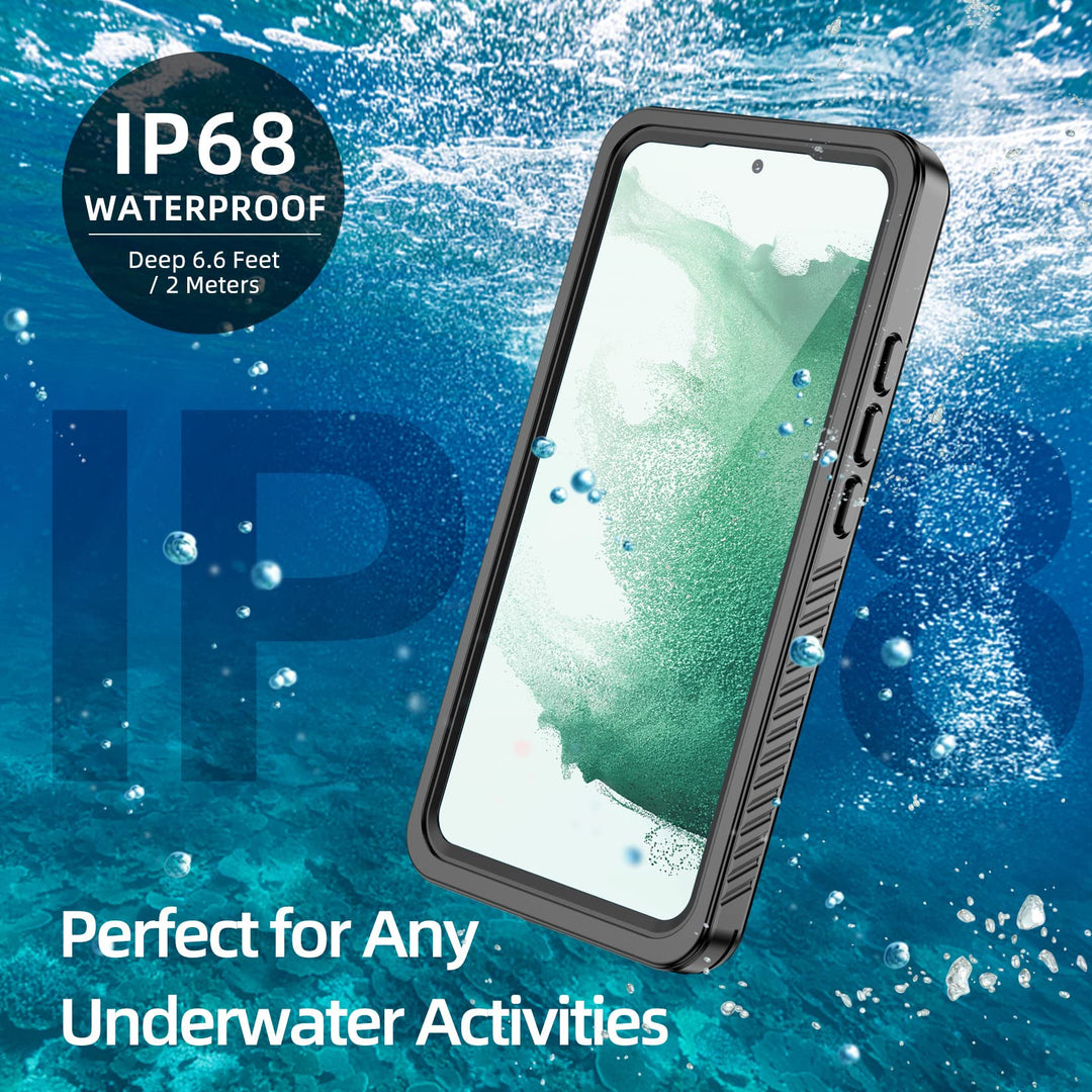 SPIDERCASE for Samsung Galaxy S22 Plus Case Waterproof,