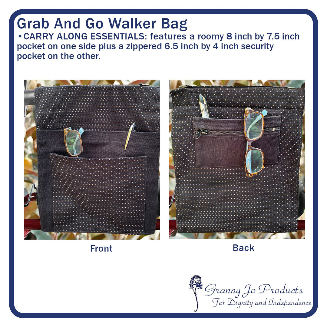 Granny Jo Products Grab and Go Walker Bag
