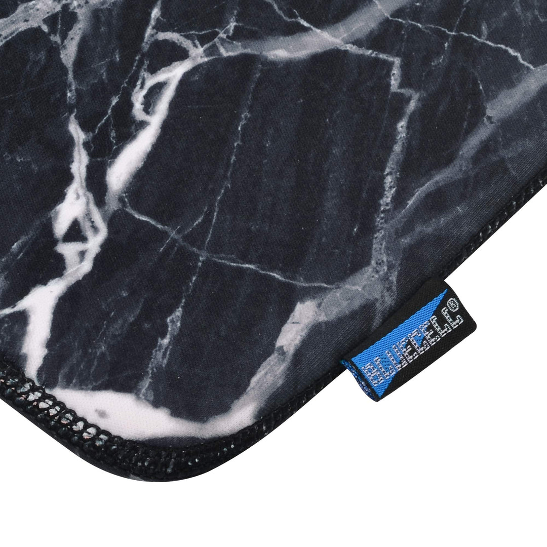 Bluecell Water-resistant Neoprene Curling Iron Holder Flat Iron Curling Wand Travel Cover Case Bag Pouch 15 x 5 Inches (Black Marble Pattern)