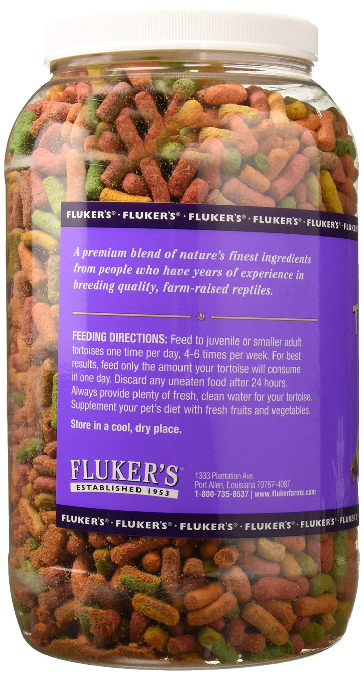 Fluker's Tortoise Diet, Large Pellet Food, Land Turtle Formula, 3.5 lbs.