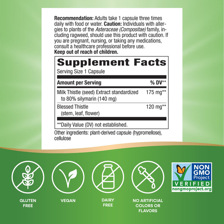 Nature&#39;s Way Milk Thistle, Supports Liver Funct