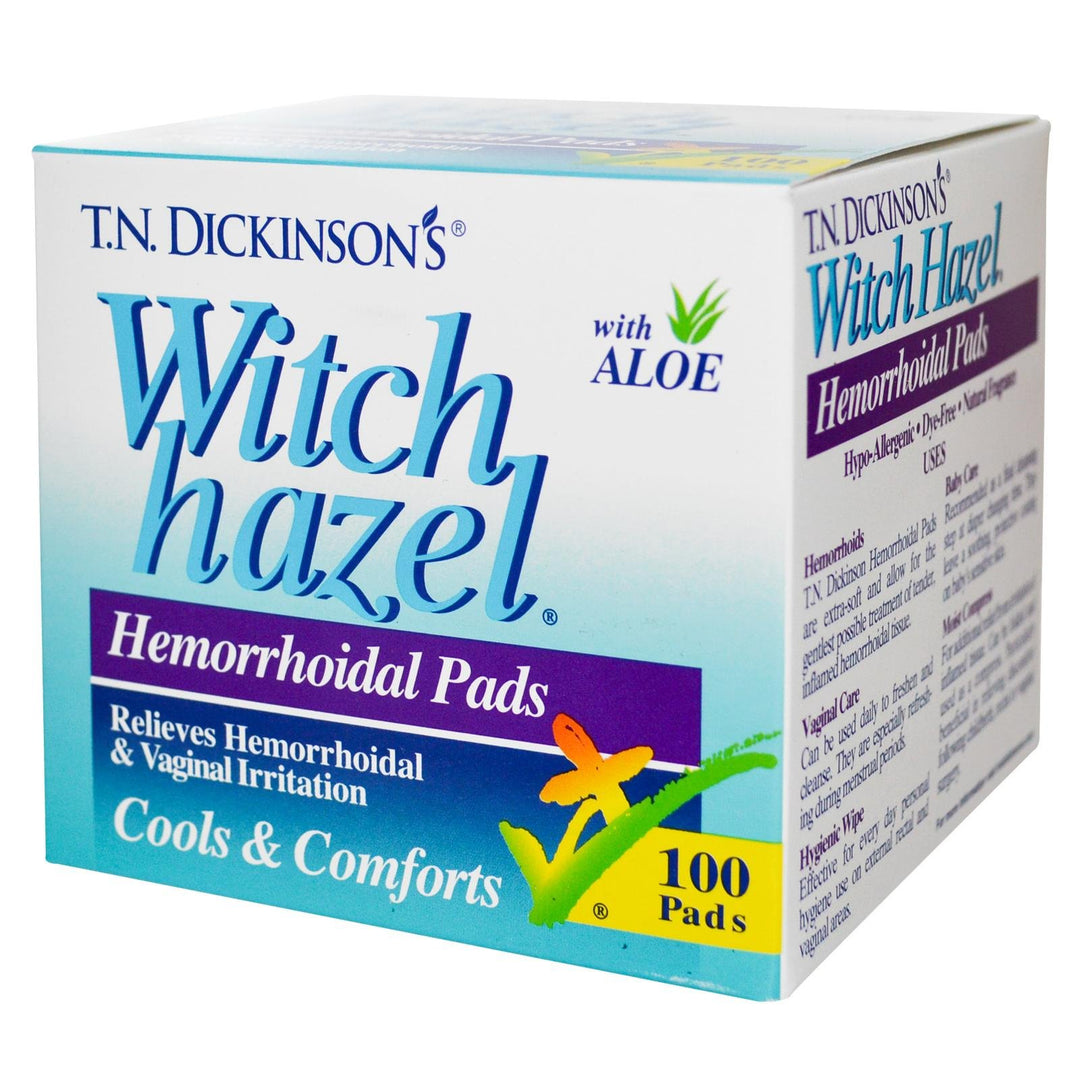 Dickinson&#39;s Brands Hemorrhoidal Pads - 100 Pads