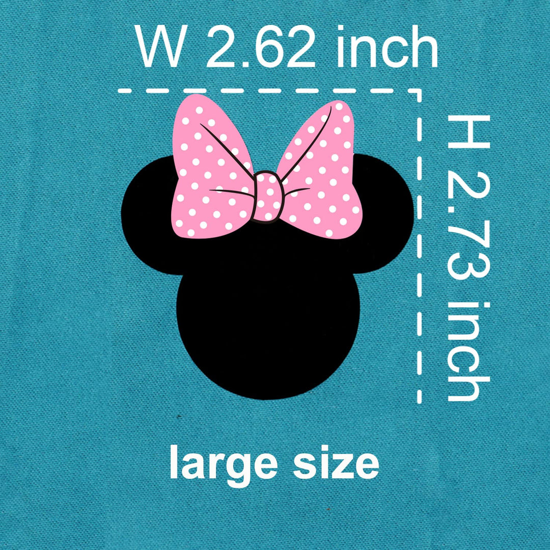 LONGYU 150Pcs Minnie Mouse Head Stickers Big Size 2.73 