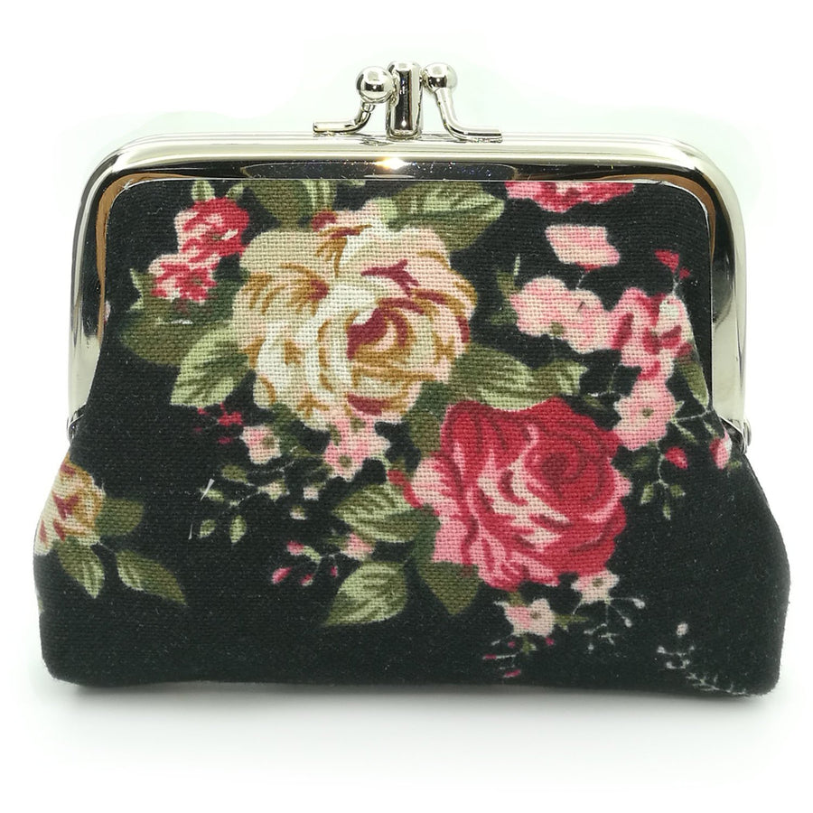 Cute Buckle Coin Purses Vintage Pouch Kiss-lock Change Purse Wallets