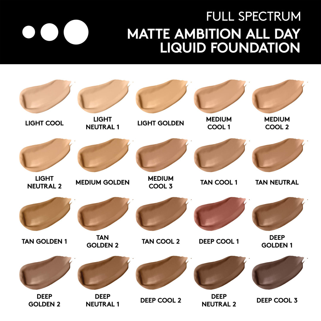 Full Spectrum Matte Ambition- All Day Foundation Light Neutral 2