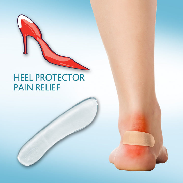 GelActiv Invisible Gel Heel Protectors - Insole for Women, 1 pair, also available Heel Cushions, Sensitive Spots, and Ball of Foot