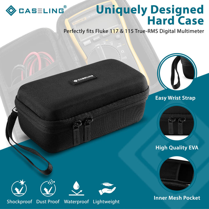 Caseling Hard Case fits Fluke 117/115/101/107/106 Digit
