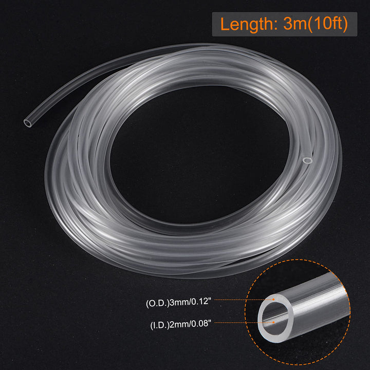 MECCANIXITY PVC Transparent Hose Vinyl Tubing 3/32 ID 1