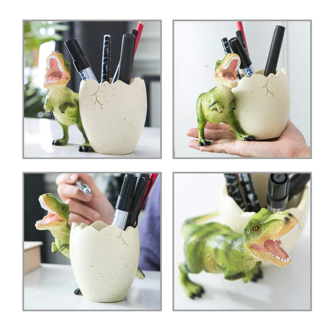Dinosaur Pen Holder for Desk, Pencil Holder, Cute Fashion Desk Organizers and Accessories, Office Supplies Idea Gift for Women and Kids