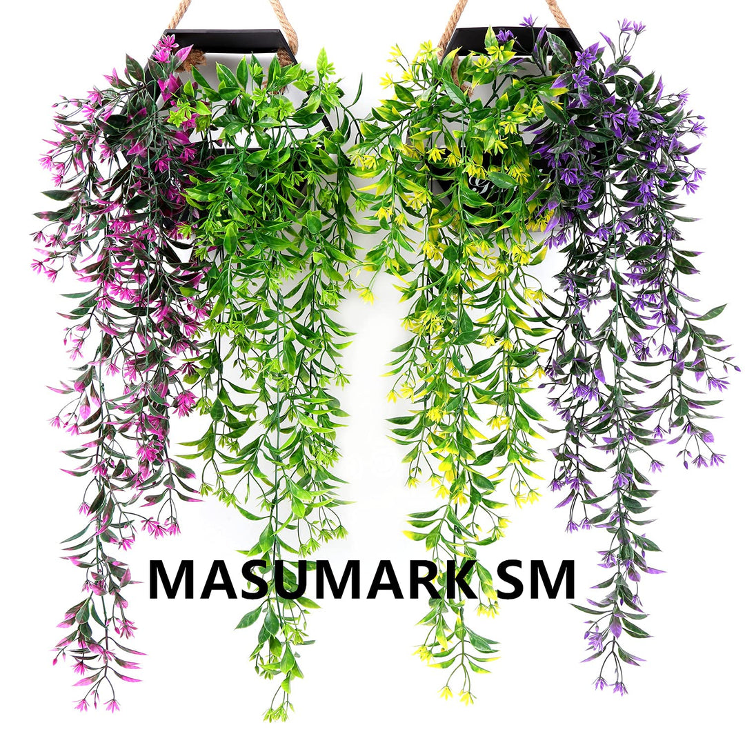 MASUMARK SM Artificial Hanging Vines, Plastic Flowers I