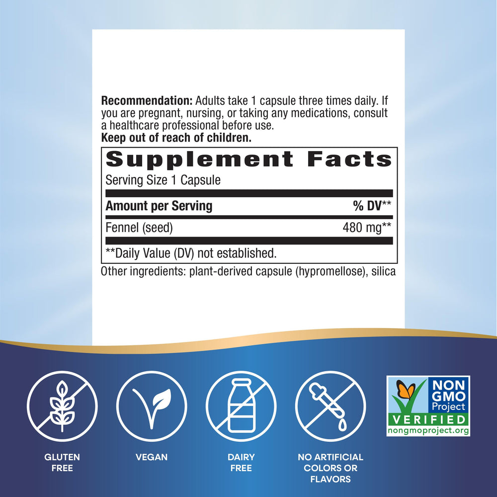 Nature's Way Fennel Seed, Traditional Digestive Sup