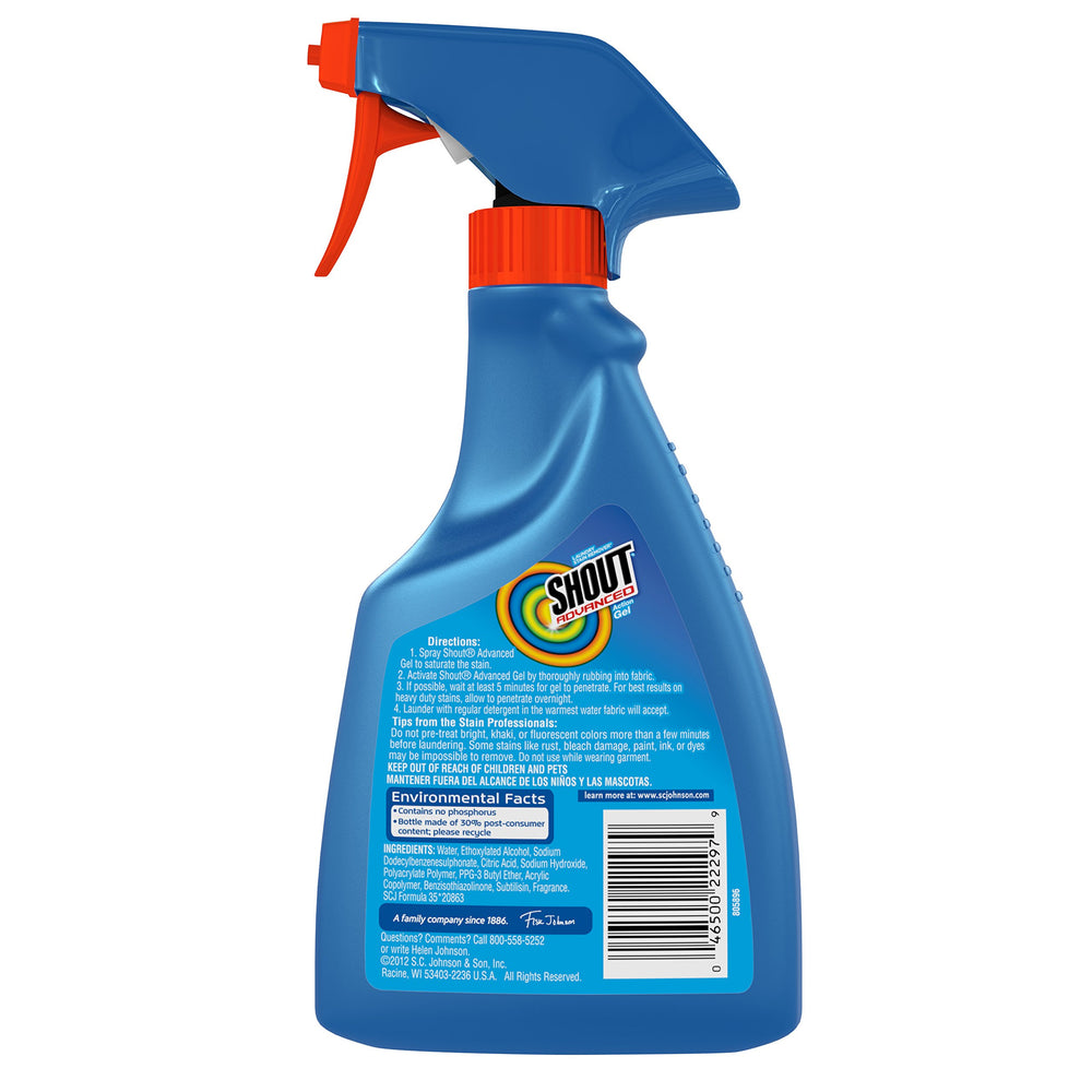 Shout Advanced Action Cleaning Gel 14 fl oz (Pack of 2)