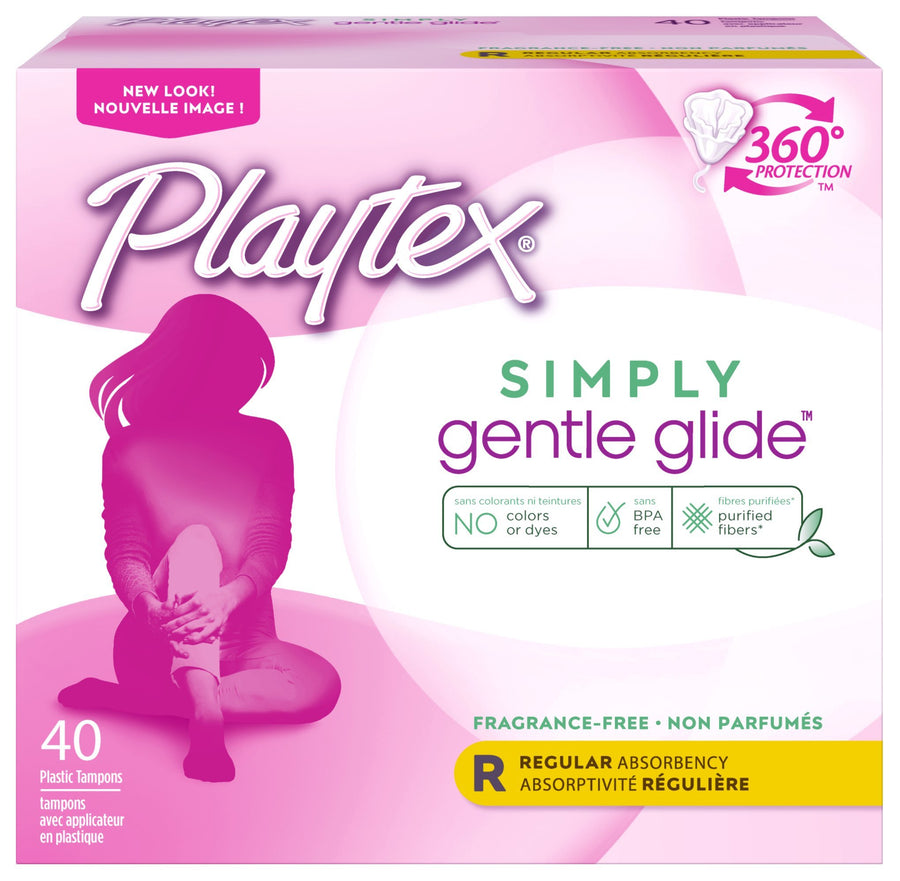 Playtex Gentle Glide Tampons with Triple Layer Protecti