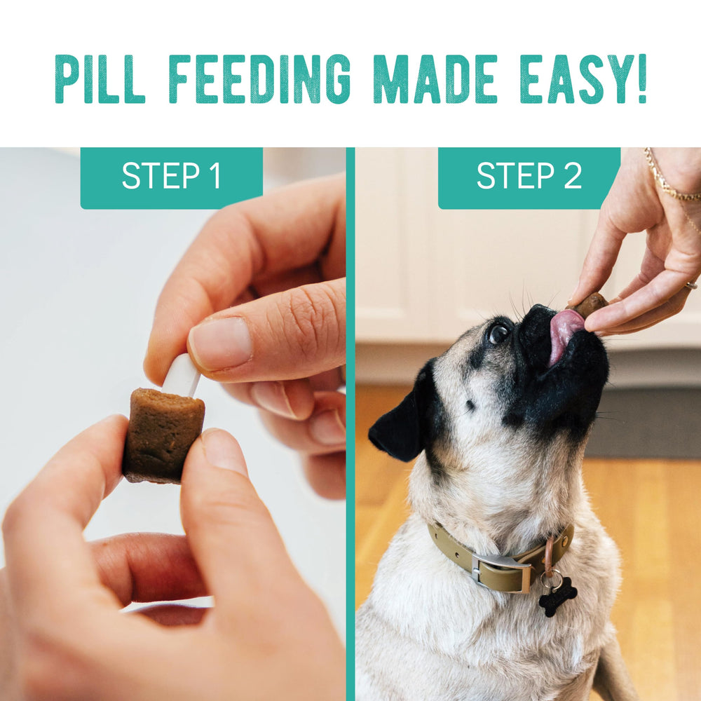 Earthly Pill Buddy Naturals - PB & Apple Recipe Pill Hiding Treats for Dogs - Make A Perfect Pill Concealing Pocket Or Pouch for Any Size Medication - 30 Servings