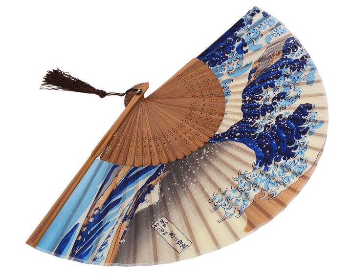 Small Folding Hand Fan – Women Hand Held Fans, Retro Ba