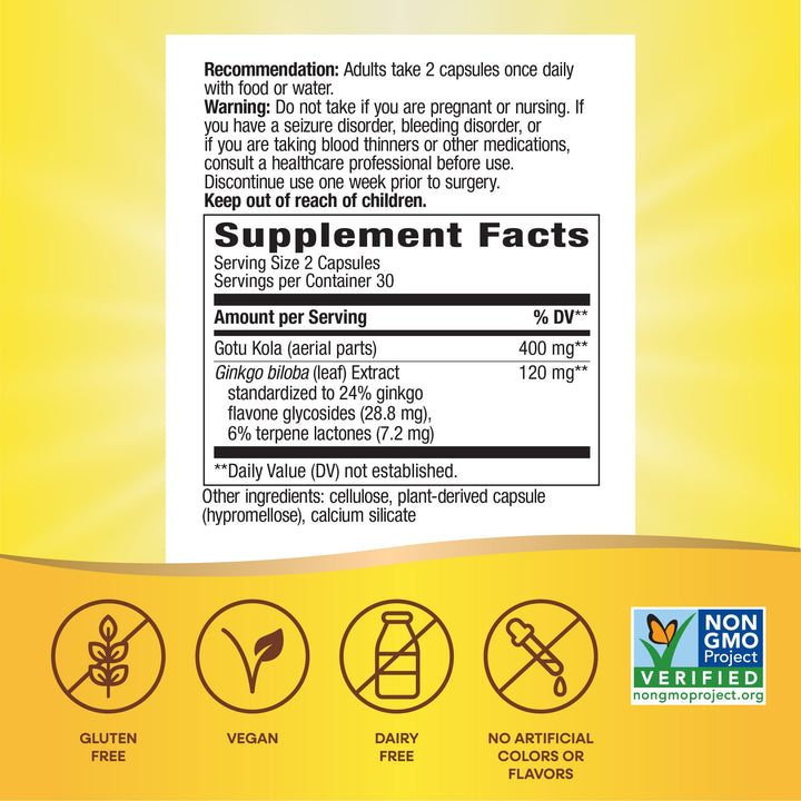 Nature&#39;s Way Ginkgo Premium Extract, Supports M