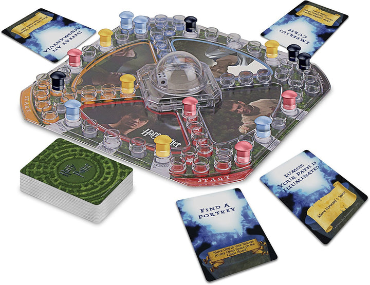 Pressman Harry Potter Triwizard Maze Game - Classic Pop &#39;N&#39; Race Gameplay with A Magical Twist Blue, 5