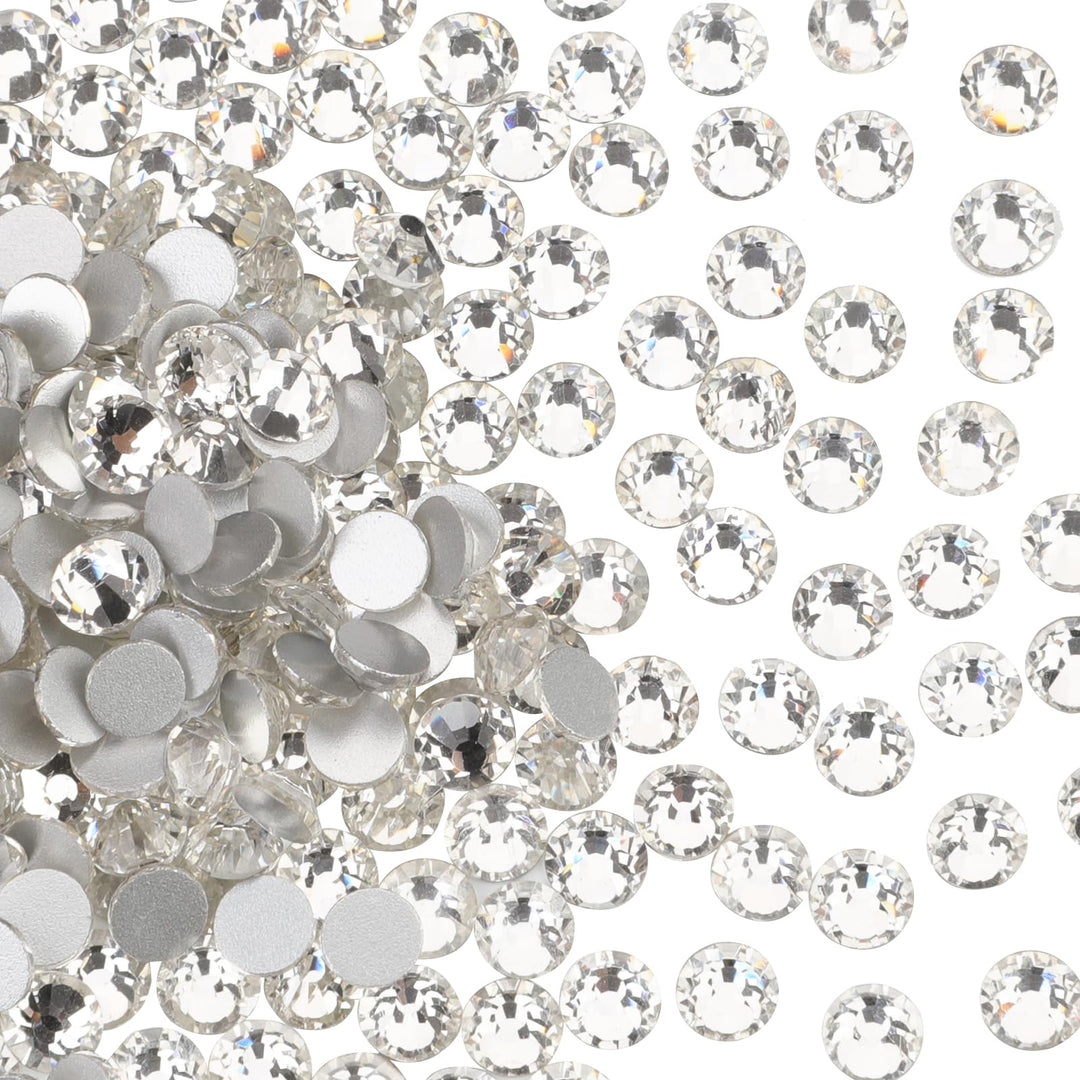 Jollin 2880pcs Glue Fix Crystal Flatback Rhinestones Gl