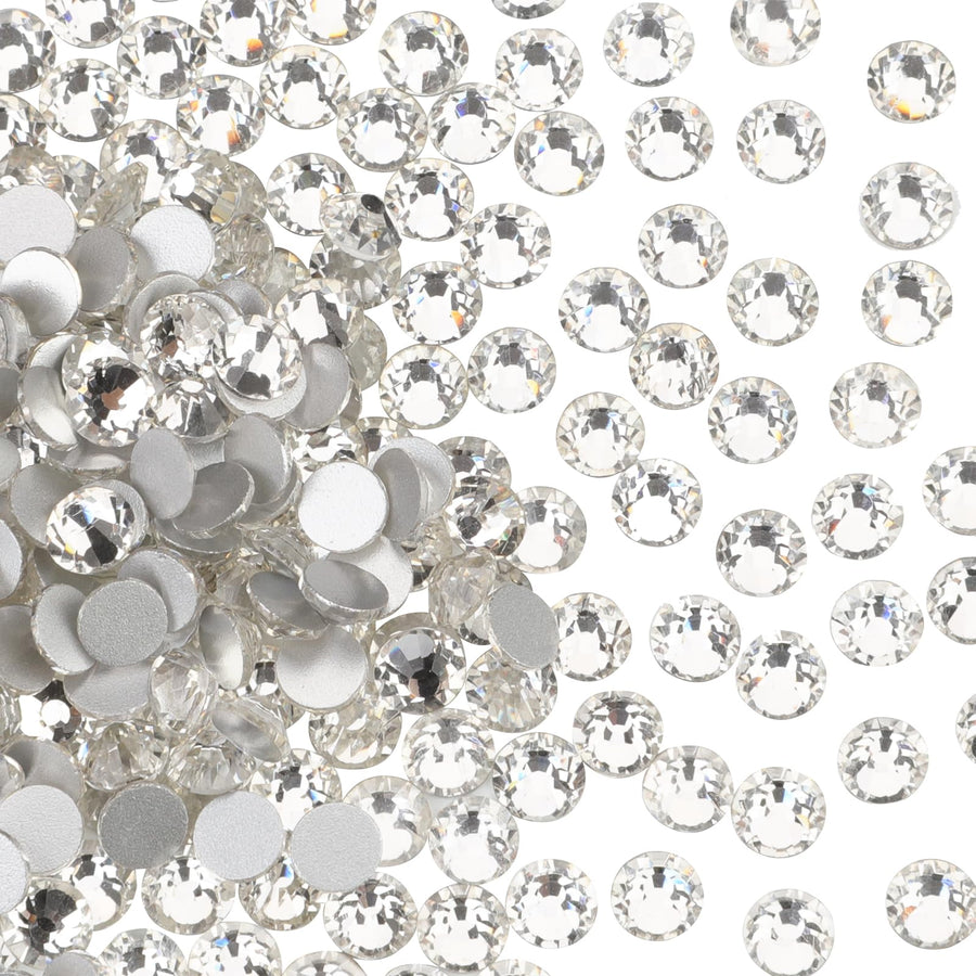 Jollin 2880pcs Glue Fix Crystal Flatback Rhinestones Gl