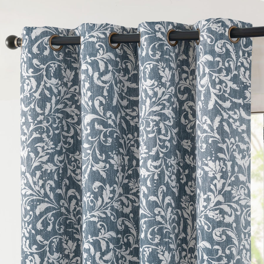 jinchan 80% Blackout Curtains for Bedroom, Geometric Pa