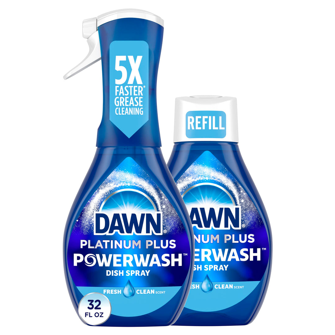 Dawn Powerwash Spray Starter Kit, Platinum Dish Soap, F