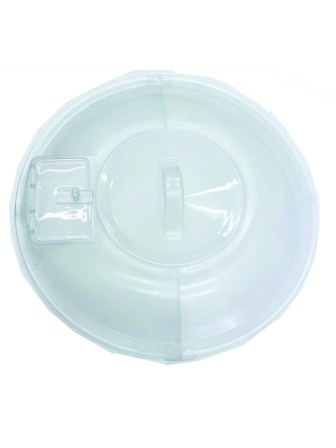 Stainless Exclusively for Kitchen Aid Mixing Bowl, USA Patented 3 in 1 Splatter Cover, Eliminates The Mess, Securely Seals, 4.5 quart, clear