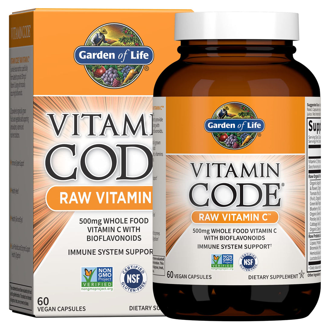 Garden of Life Vitamin Code Raw Vitamin C - 60 Capsules