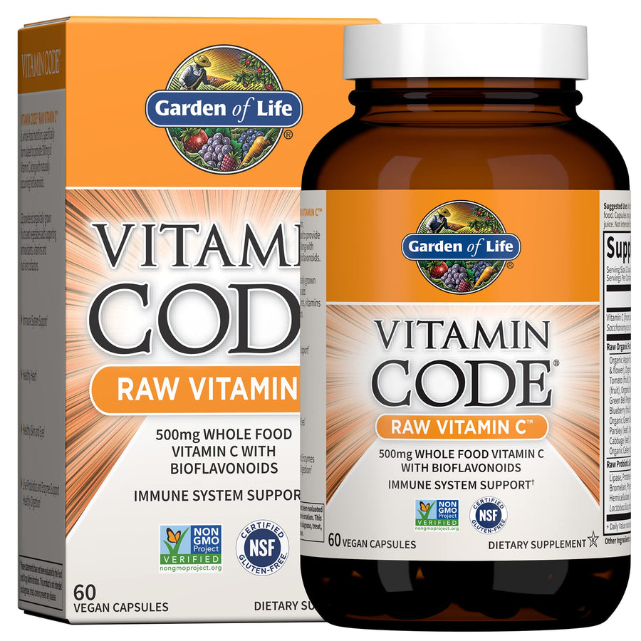 Garden of Life Vitamin Code Raw Vitamin C - 60 Capsules