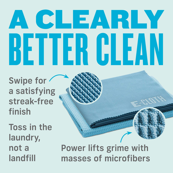 E-Cloth Window Cleaner Kit - Window and Glass Cleaning 