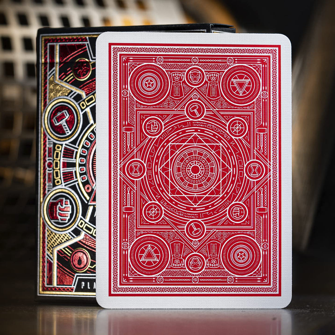 Avengers Red Edition Premium Playing Cards - Marvel Studios&#39; The Infinity Saga Deck