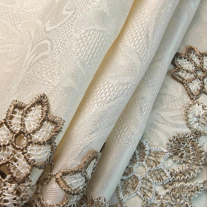 COMFEELING Bedside Tablecloth Lace Doilies for Side Tab