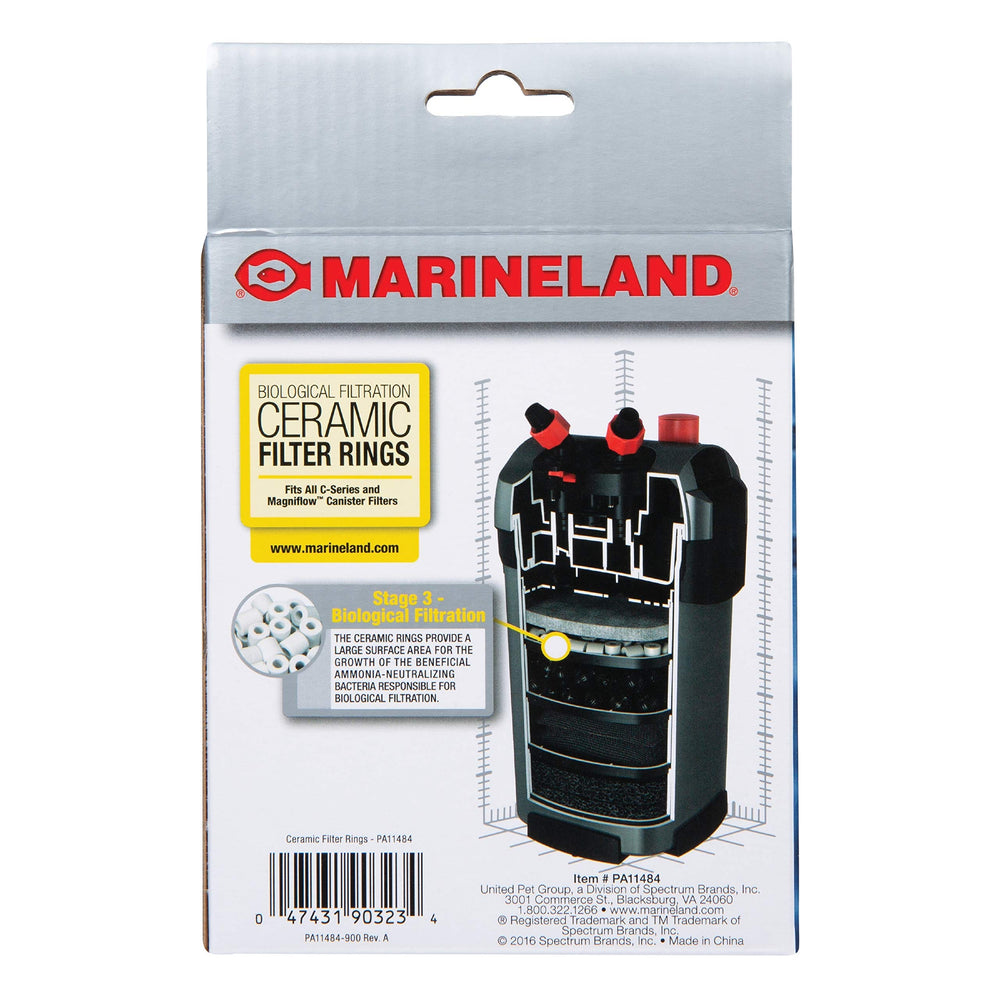 Marineland Ceramic Filter Rings, 140 Count, Support Biological Aquarium Filtration, Rite-Size S, T and X, Fit All C-Series and Magniflow Canister Filters