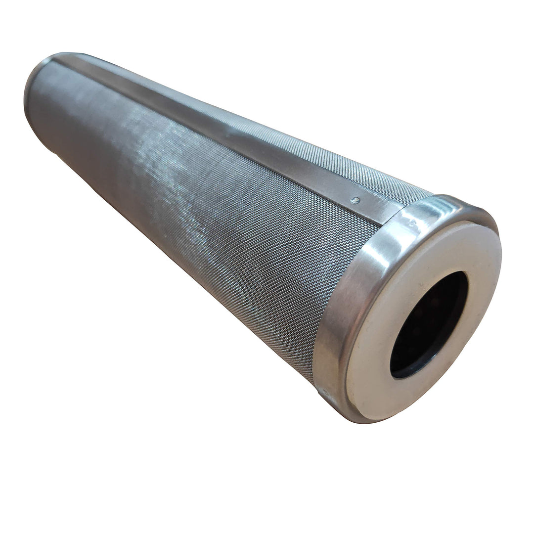 Stainless Steel Cleanable Wire Mesh Filter Cartridge 10” Length, 2.5”OD (25 Micron)