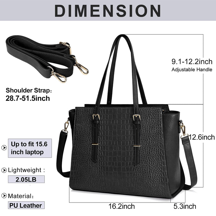 Laptop Bag for Women 15.6 Inch Large Capacity Laptop To