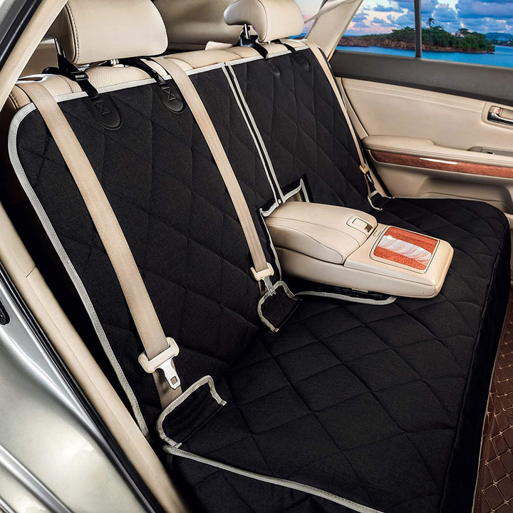 Dog Car Seat Cover Waterproof Dog Seat Cover for Cars Back Seat Heavy-Duty Nonslip Pet Car Seat Cover Protector Armrest Compatible for Trucks Cars &amp; SUVs