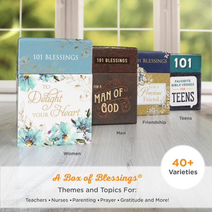 Favorite Bible Verses to Bless Your Heart, Inspirational Scripture Cards to Keep or Share (Boxes of Blessings)