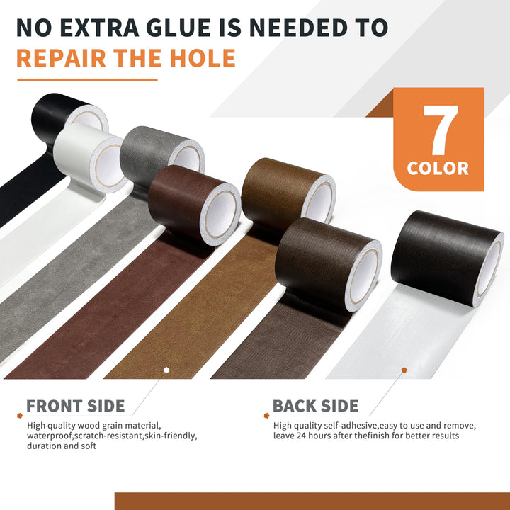 Azobur Leather Repair Tape Patch Leather Adhesive for S