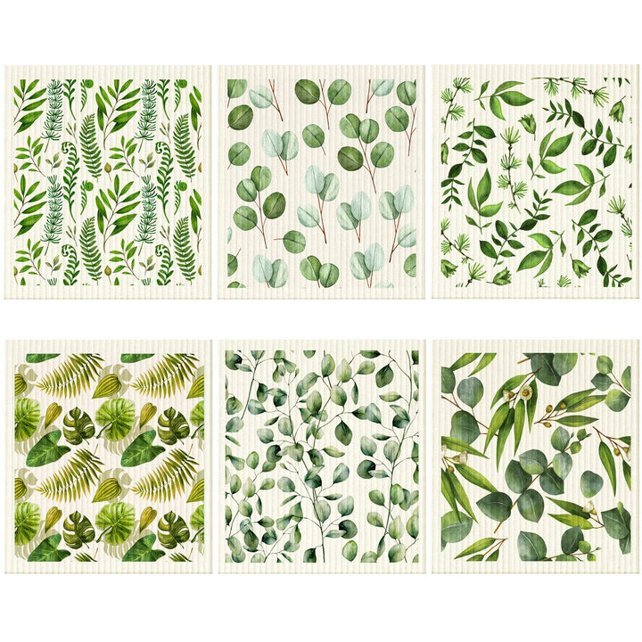 6 Pcs Swedish Dishcloth for Kitchen Swedish Dish Towel 
