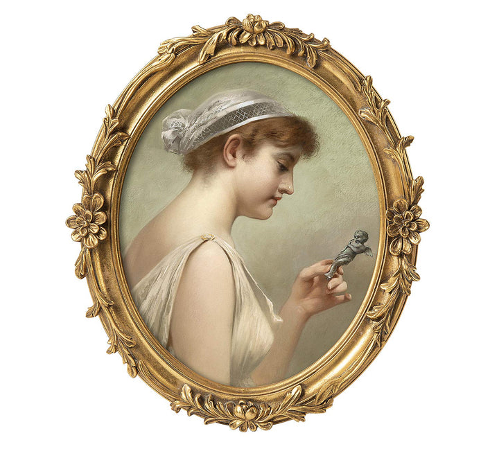 Oval Antique Photo Frames 8x10,Vintage Picture Frame 10x8 in Gold for Wall Gallery or Tabletop Photo Display…