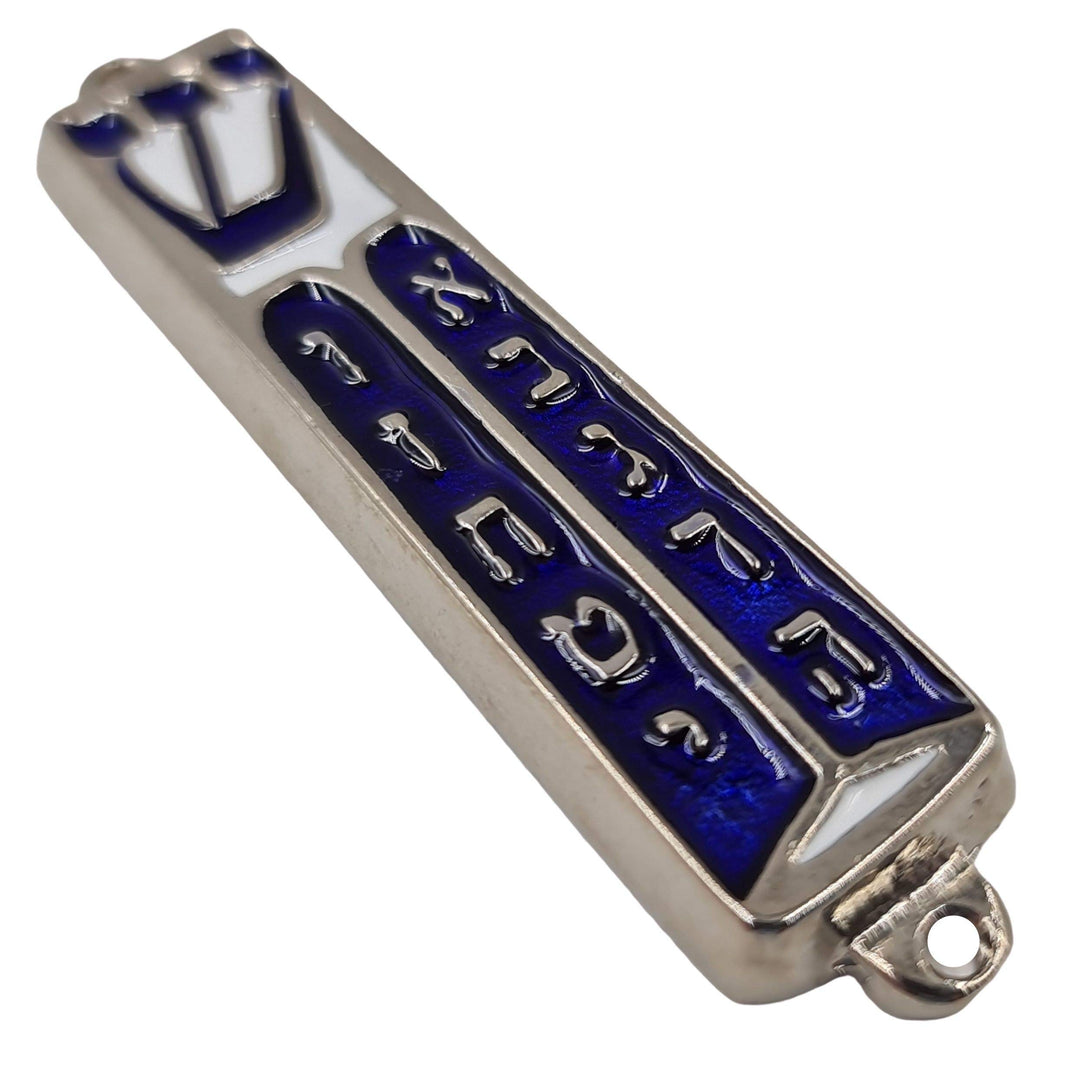 TALISMAN4U Ten Commandments Mezuzah with Scroll Silver 