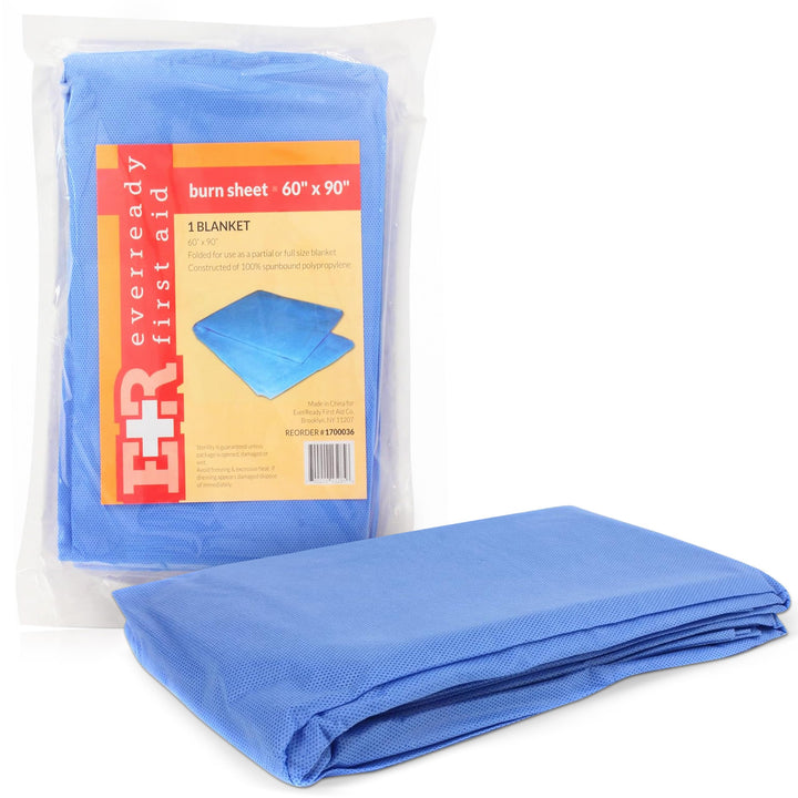 Ever Ready First Aid Sterile Burn Sheet Blanket – 60”x 90”