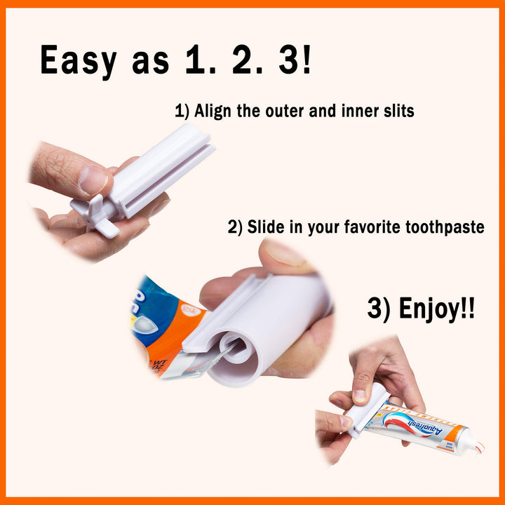 Toothpaste Squeezer Tube Roller Winder (2-Pack)- Econom