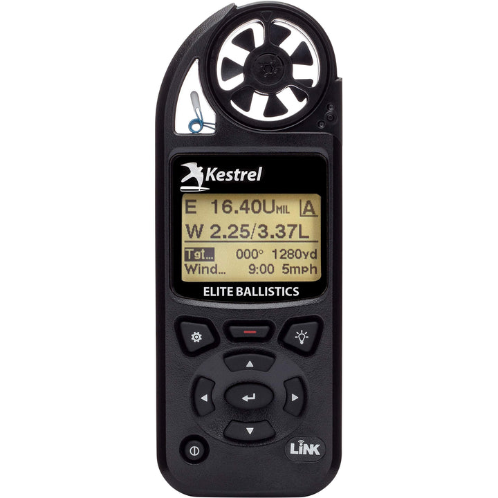 Elite Weather Meter with Applied Ballistics and Bluetooth Link, Black