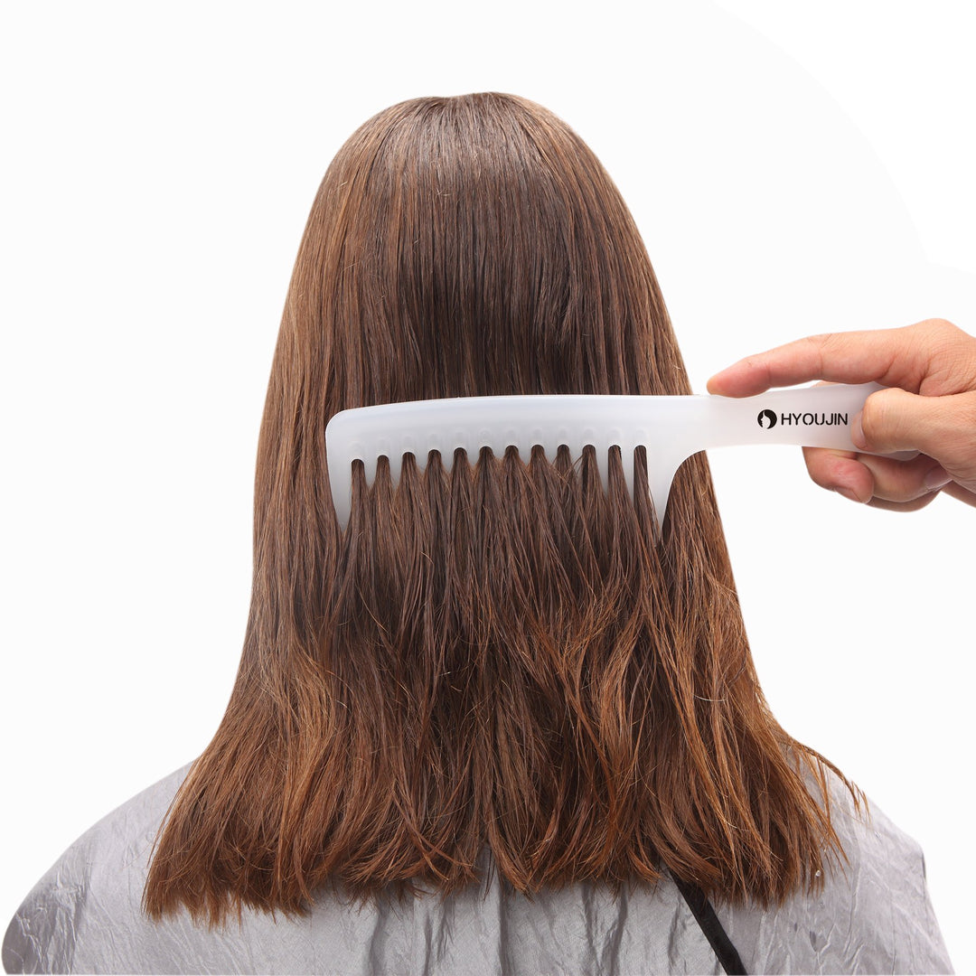 HYOUJIN Wide Tooth Comb Detangling Hair Brush Paddle Ha