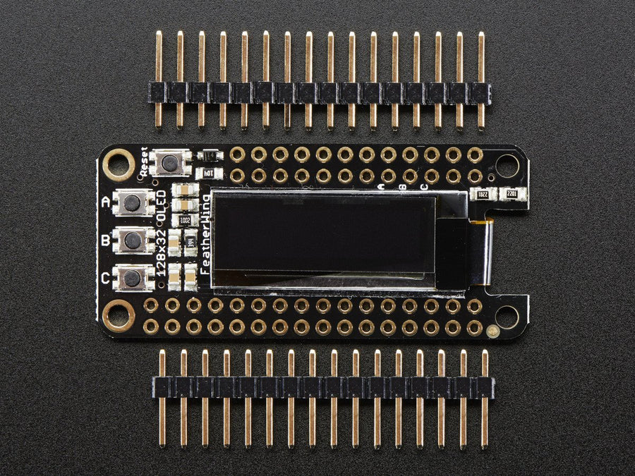 FeatherWing OLED - 128x32 OLED Add-on for All Feather Boards [ADA2900]