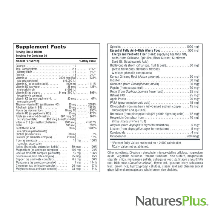 Natures Plus Source of Life - 90 Tablets - Multivitamin
