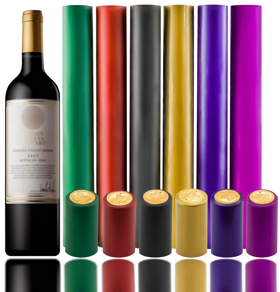 240 Pcs Heat Shrink Caps, Wine Shrink Wrap Wine Bottle Shrink Caps Wine Bottle Tops for Wine Cellars And Home Use