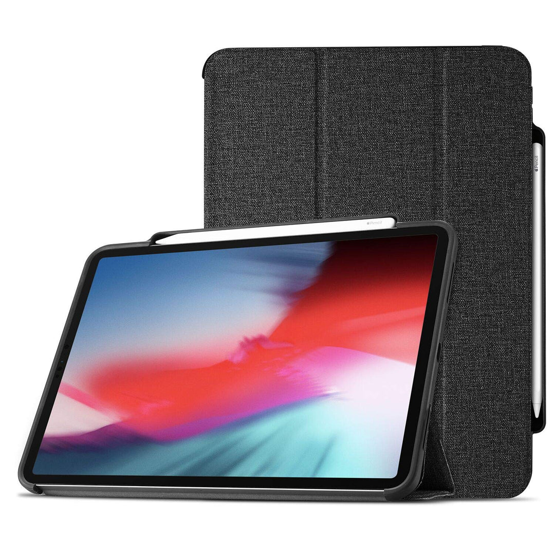 Smart Case for iPad Pro 11 Inch 2022/2021/2020/2018 with Pencil Holder[Support Pencil Charging], Smart Stand Folio for iPad Pro 11 4th Gen 2022/3rd Gen 2021/2nd Gen 2020/1st Gen 2018 -Black